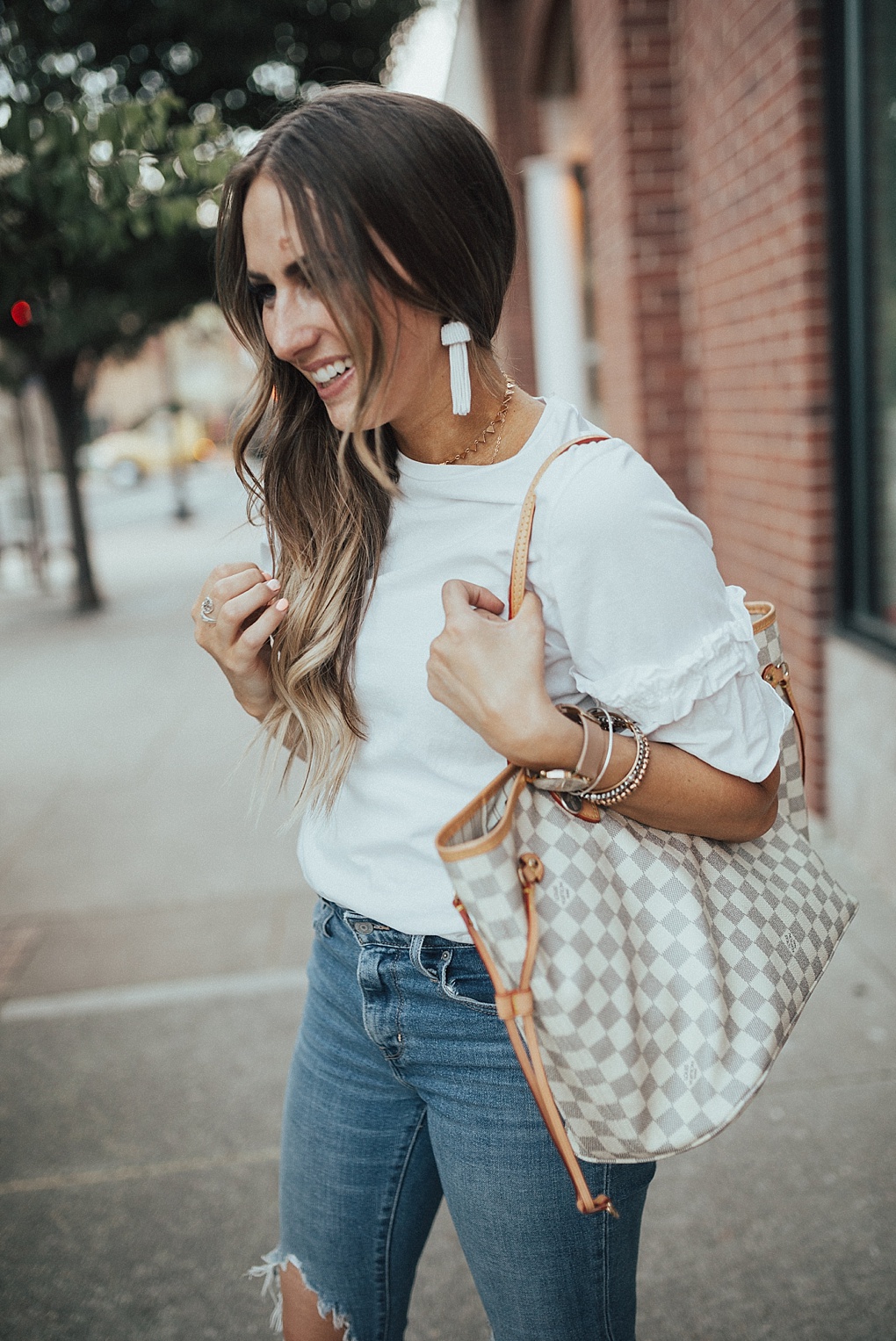 Dressing Up A Plain White Tee by Utah fashion blogger Dani Marie