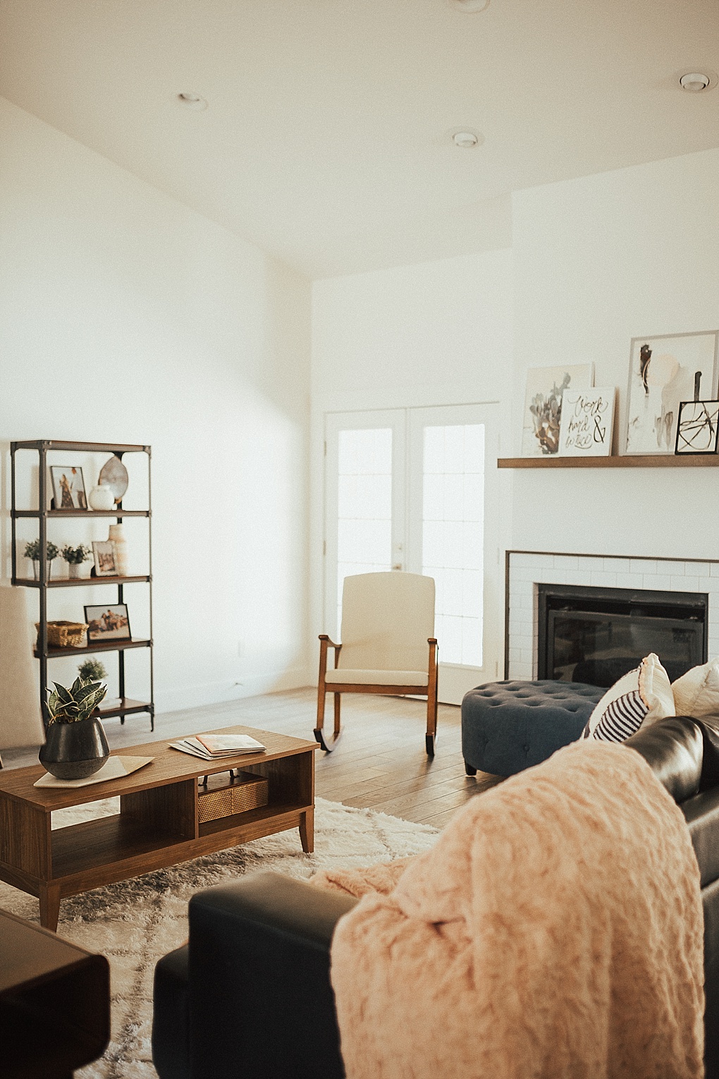 Room Reveal - Our Modern Mid Century Living Room by popular Utah blogger Dani Marie