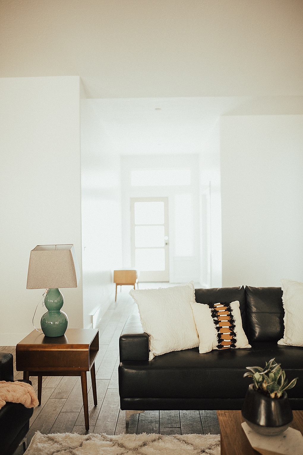 Room Reveal - Our Modern Mid Century Living Room by popular Utah blogger Dani Marie