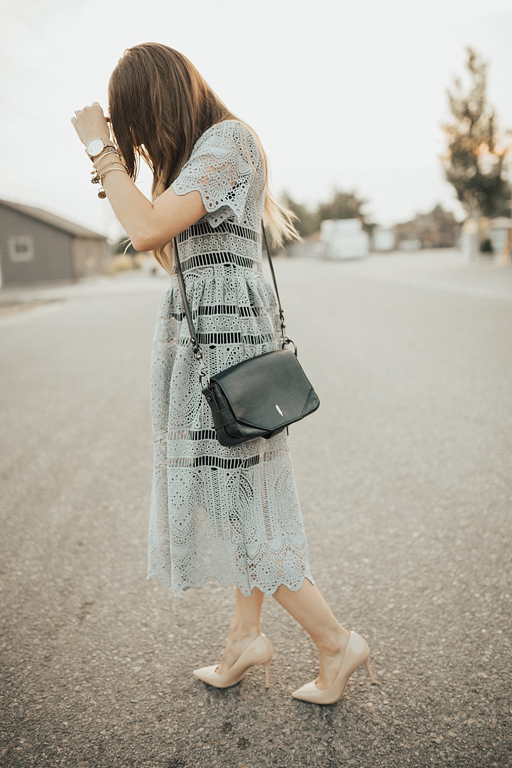 Tips to Find the Perfect Grey Lace Dress by Utah fashion blogger Dani Marie