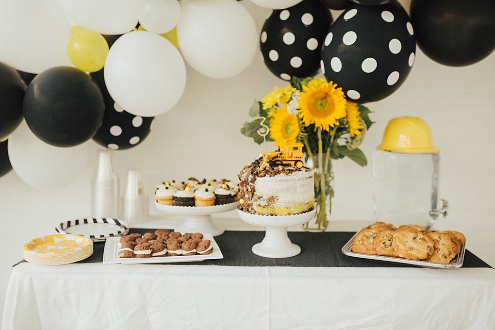 A Modern Tractor Birthday Party by Utah mom blogger Dani Marie