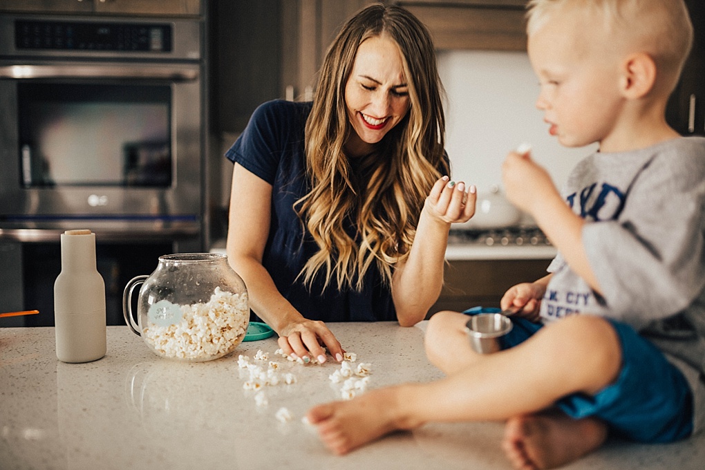 The Perfect Homemade Microwave Popcorn Snack by Utah lifestyle blogger Dani Marie 