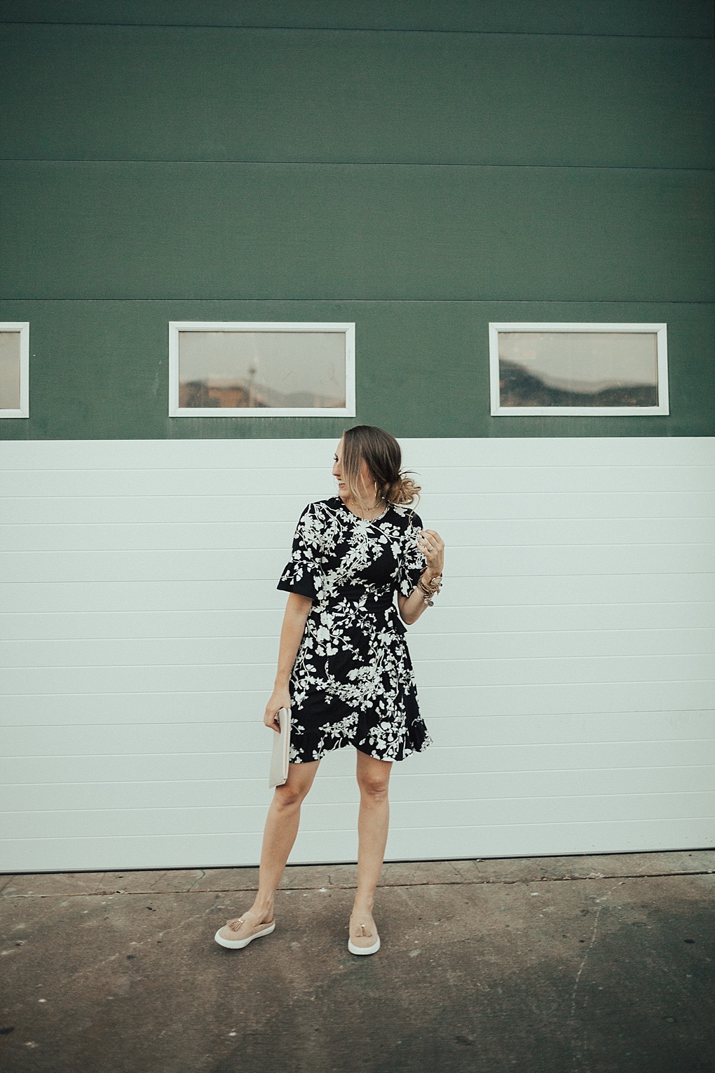 How to Style a Floral Wrap Dress for Fall by Utah fashion blogger Dani Marie