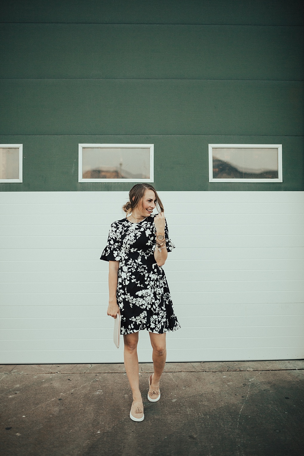 How to Style a Floral Wrap Dress for Fall by Utah fashion blogger Dani Marie