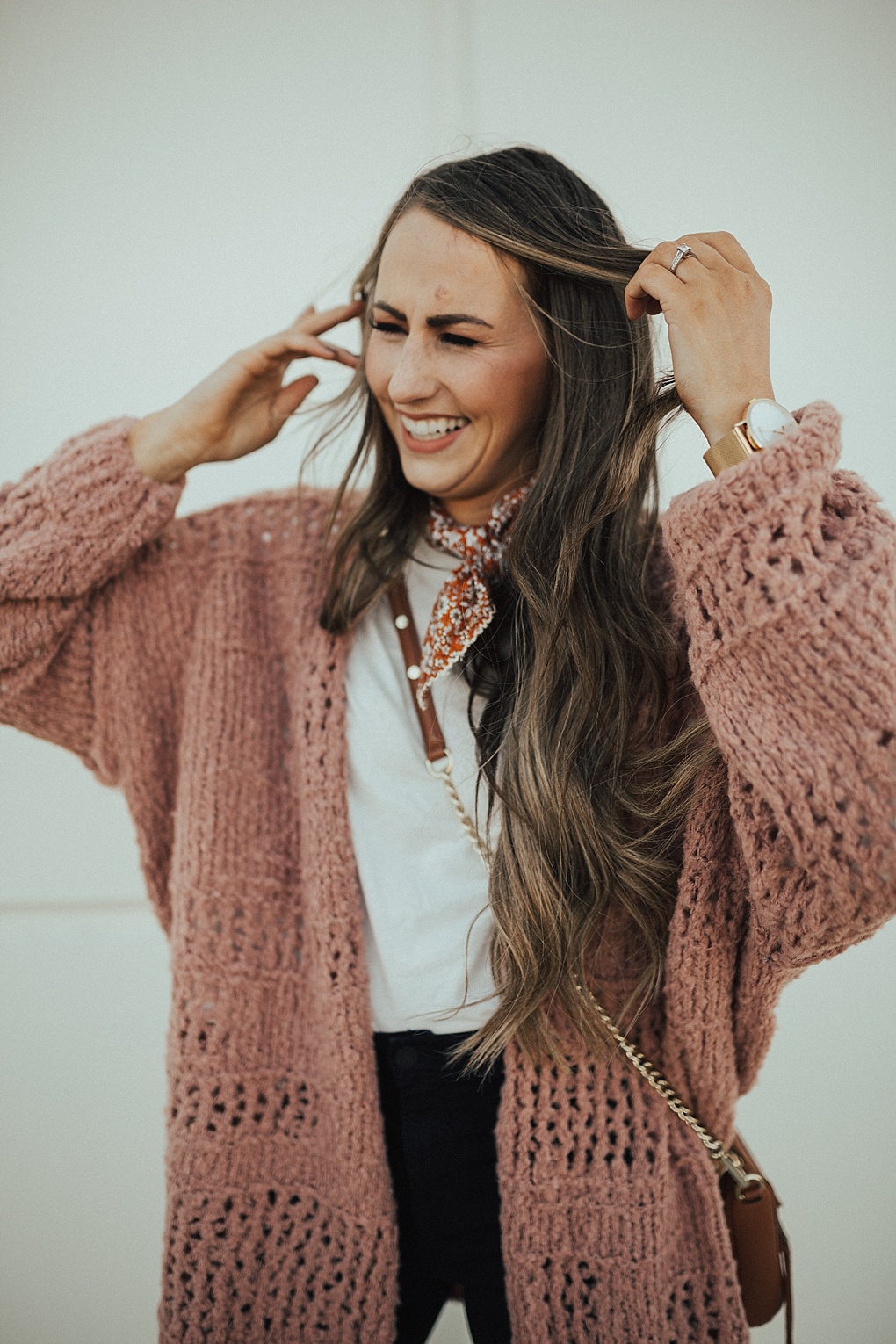 Layering Tips with a Blush Cardigan by Utah fashion blogger Dani Marie