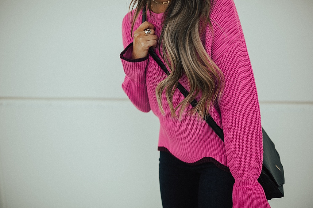 Wearing Colorful Sweaters Through Fall & Winter by Utah fashion blogger Dani Marie