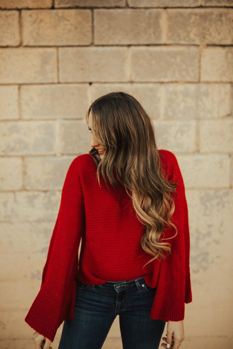 Does It Ring A Bell Sleeve Sweater