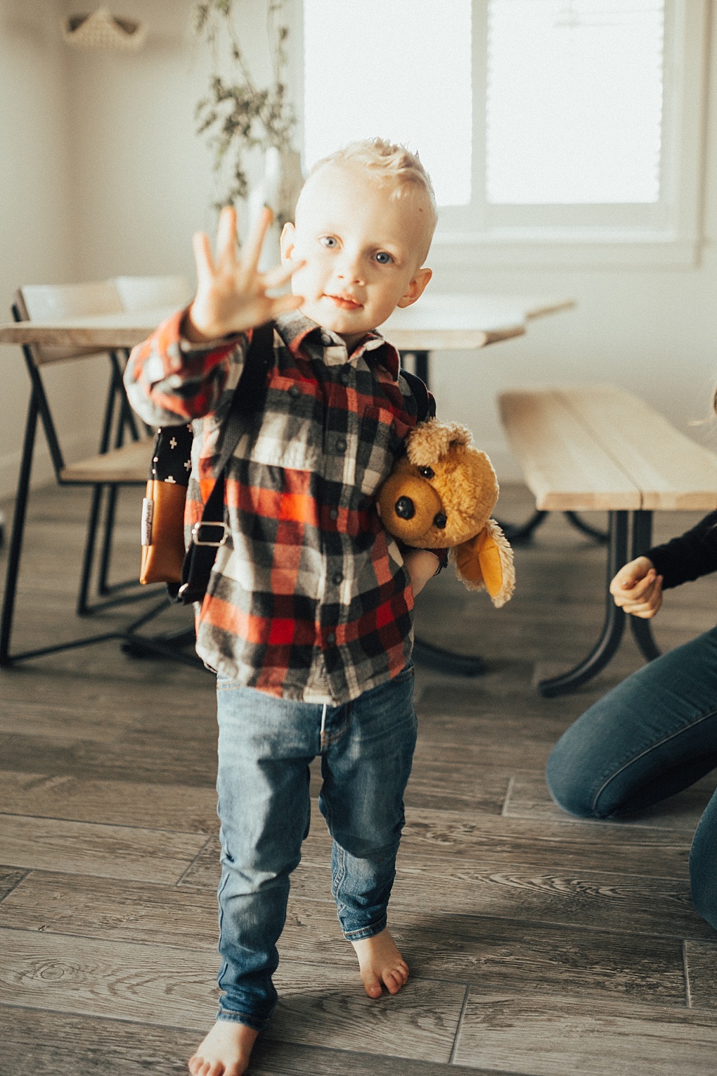 A Traumatizing First Day of Preschool for King by popular Utah mom blogger Dani Marie