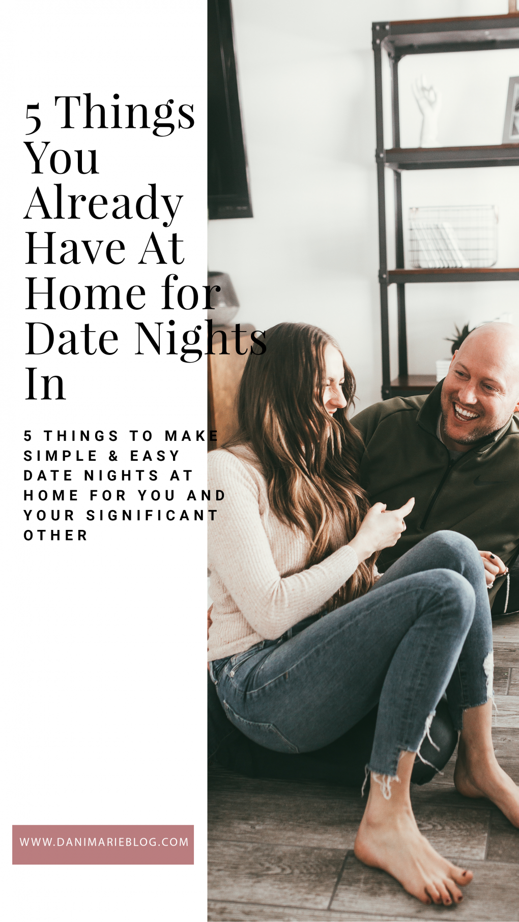 Looking to have an at home date night? Utah Style Blogger Dani Marie is sharing her top 5 things you need for an at home date night.