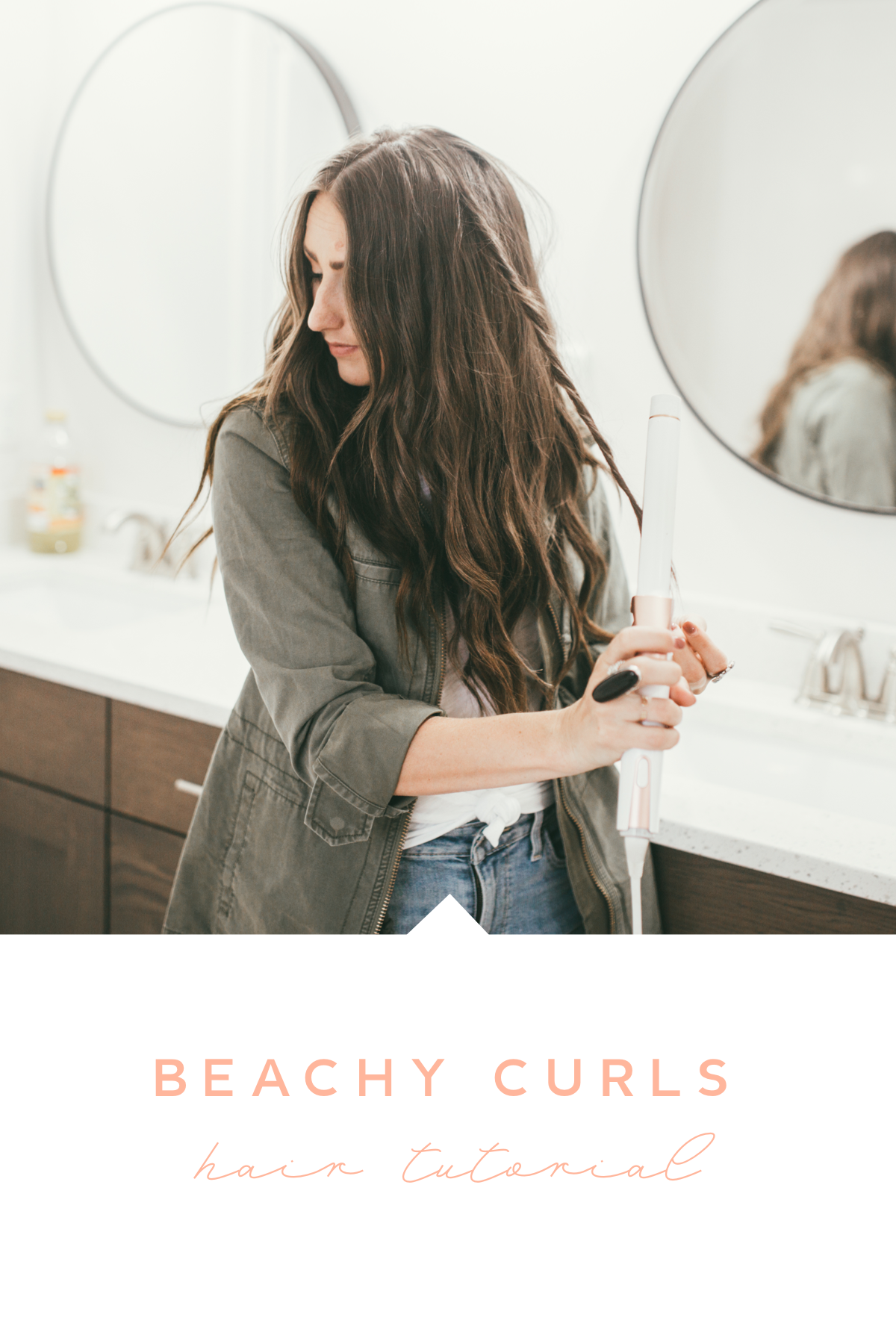 Curious how to get the perfect beachy curls? Utah Style blogger Dani Marie is sharing the best beachy curls hair tutorial here!