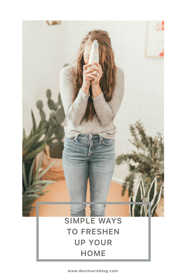 Looking to refresh your home for Spring? Utah Style Blogger Dani Marie is sharing her 3 favorite simple ways to refresh your home for spring. See them here!