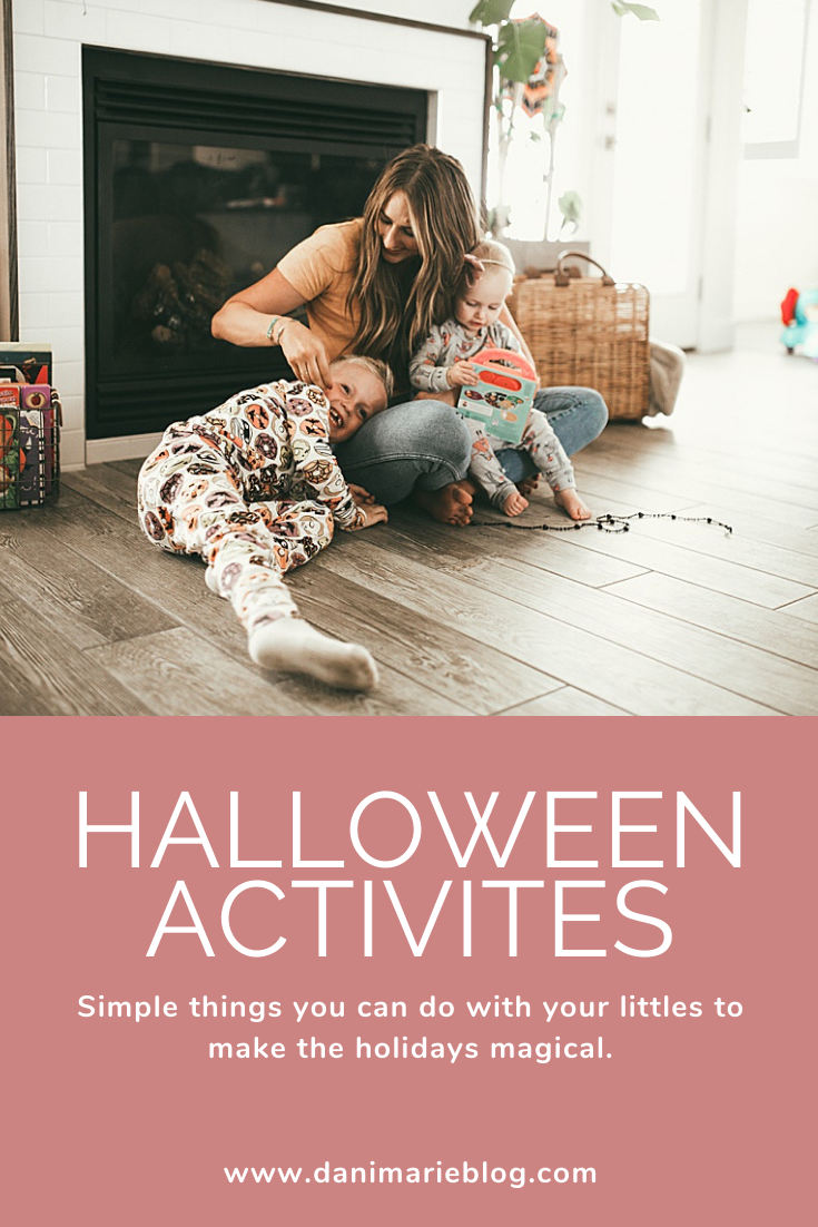 Halloween activities with your kids are something that can be so fun! Utah blogger Dani Marie shares simple halloween and fall activities to do as a family.
